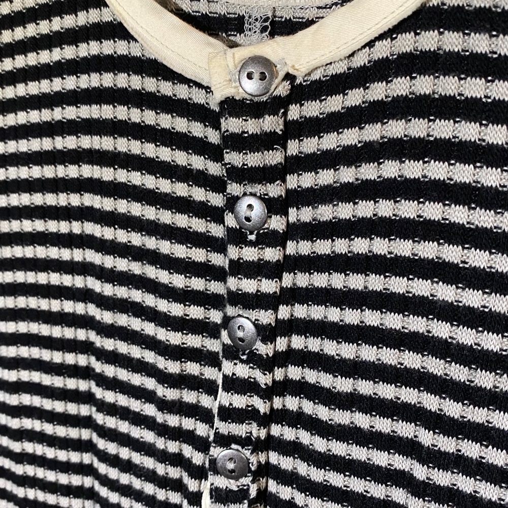 Free People Striped Henley Tunic size XS - Picture 6 of 7